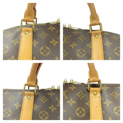 Louis Vuitton Monogram Keepall 60 Boston Bag Brown