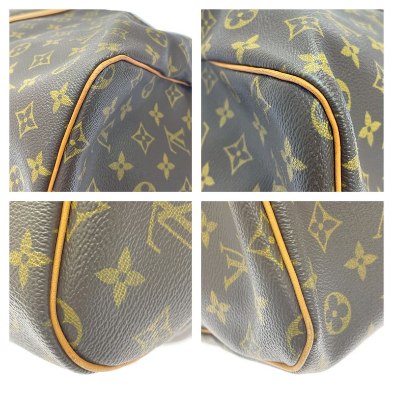 Louis Vuitton Monogram Keepall 60 Boston Bag Brown