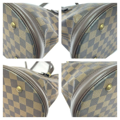 Louis Vuitton Damier Marais Shoulder Bag Brown