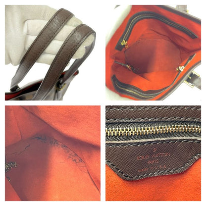 Louis Vuitton Damier Marais Shoulder Bag Brown