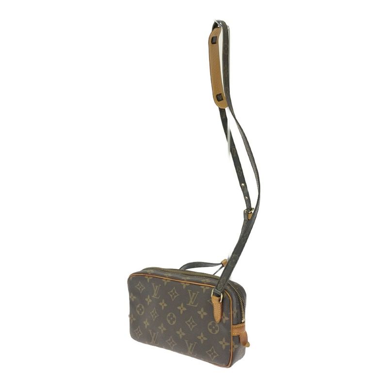Louis Vuitton Monogram Pochette Marly Bandouliere Brown
