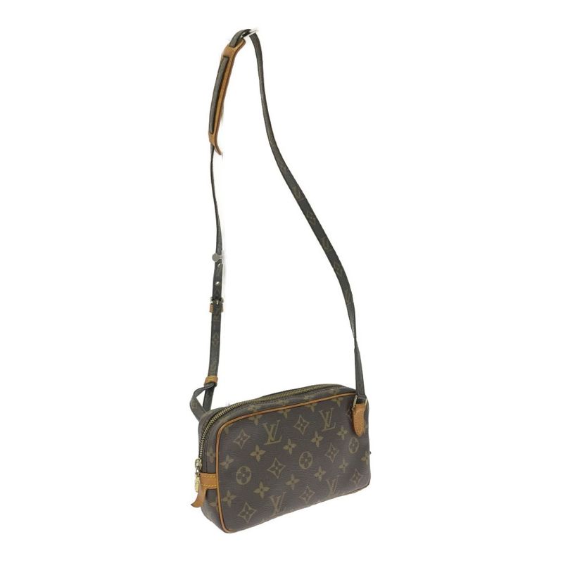 Louis Vuitton Monogram Pochette Marly Bandouliere Brown