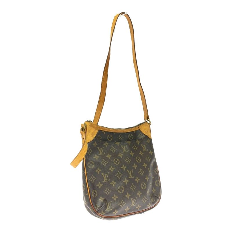 Louis Vuitton Monogram Odeon PM Shoulder Bag Brown