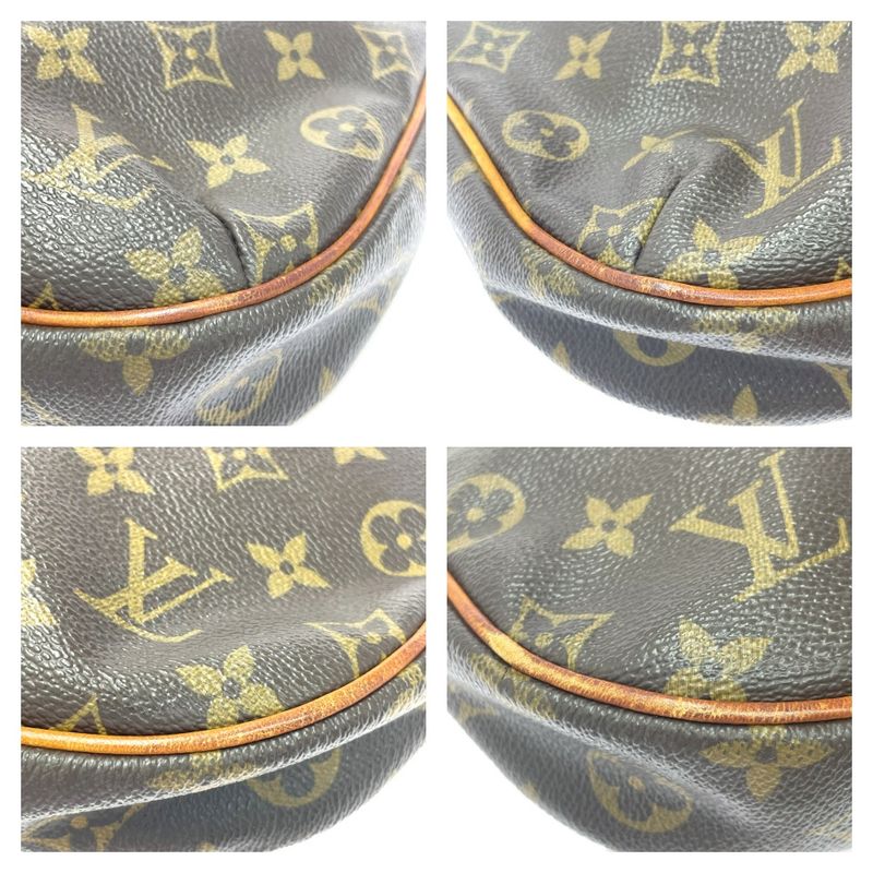 Louis Vuitton Monogram Odeon PM Shoulder Bag Brown