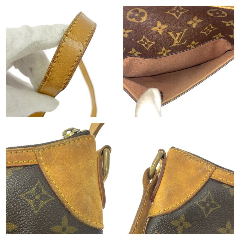 Louis Vuitton Monogram Odeon PM Shoulder Bag Brown
