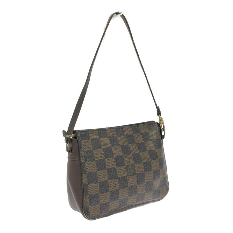 Louis Vuitton Damier Trousse Makeup Pouch Brown