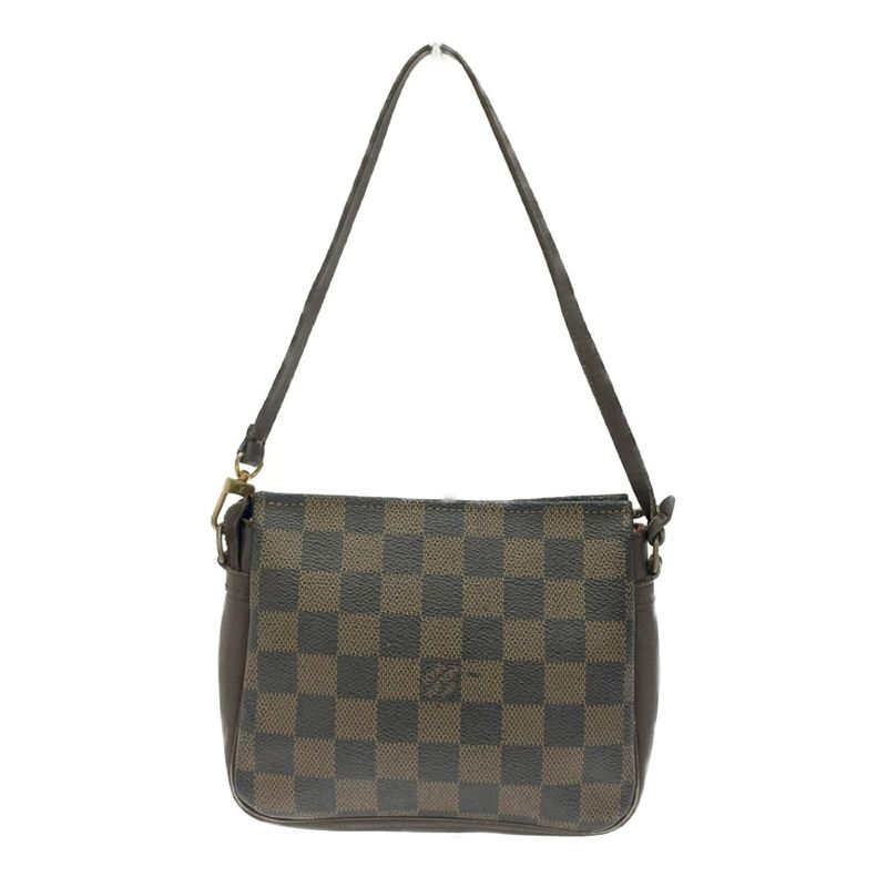 Louis Vuitton Damier Trousse Makeup Pouch Brown