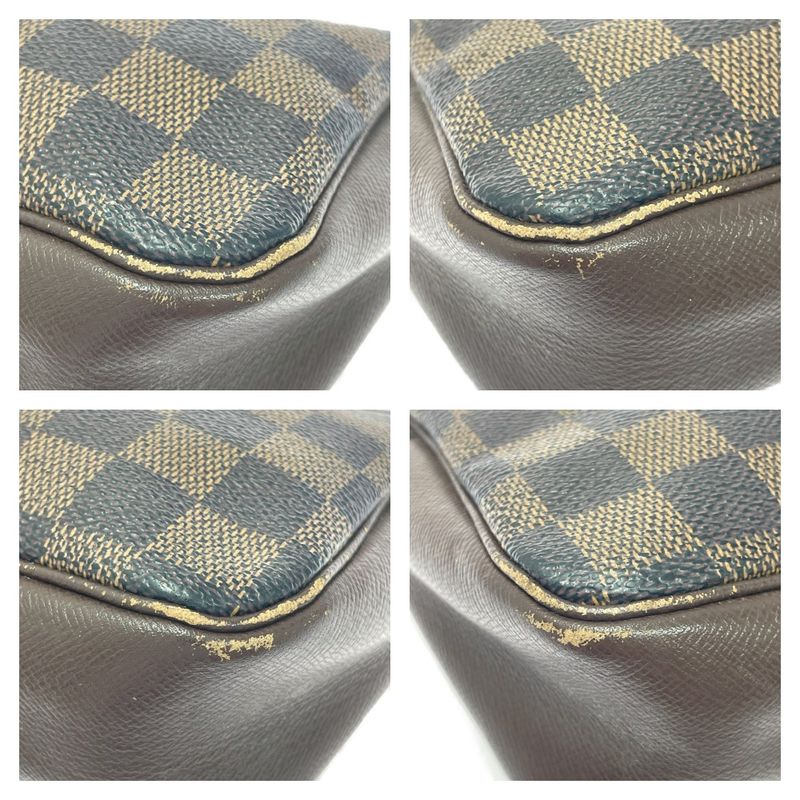 Louis Vuitton Damier Trousse Makeup Pouch Brown