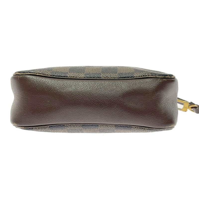 Louis Vuitton Damier Trousse Makeup Pouch Brown