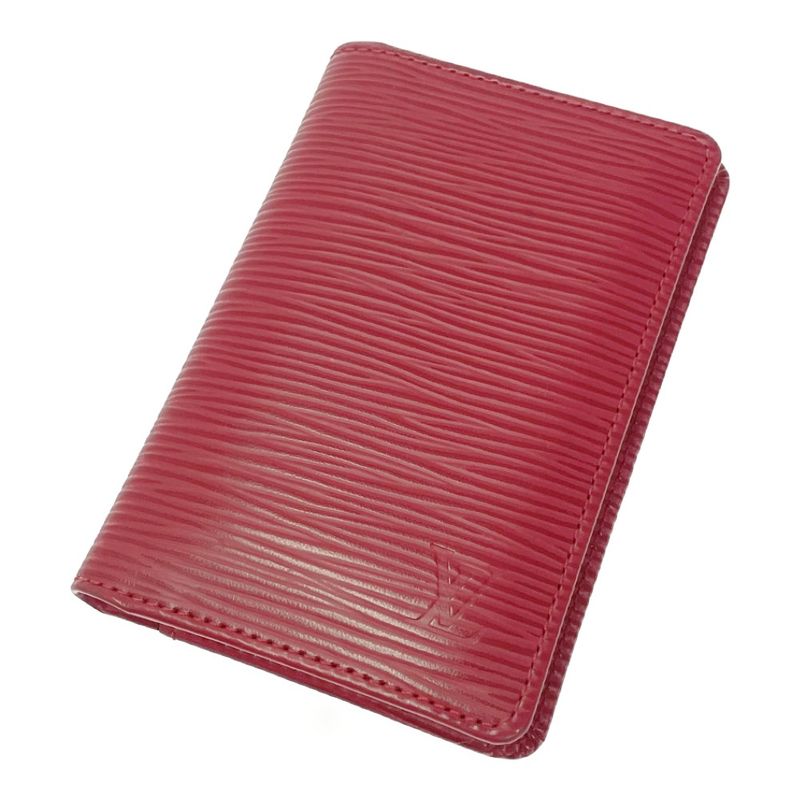 Louis Vuitton Epi Leather Organizer de Poche Card Case Rouge