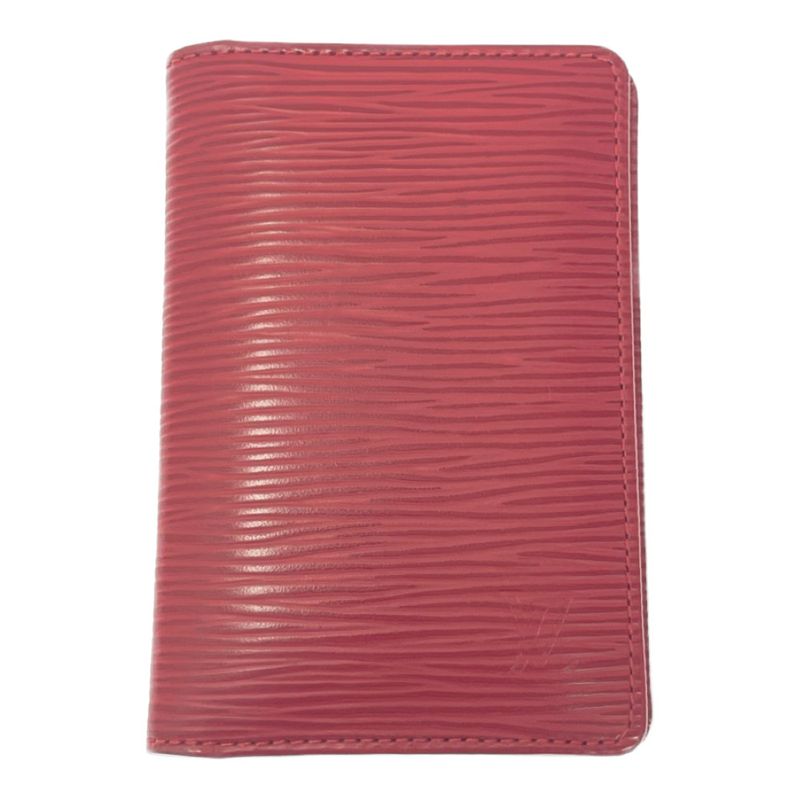 Louis Vuitton Epi Leather Organizer de Poche Card Case Rouge