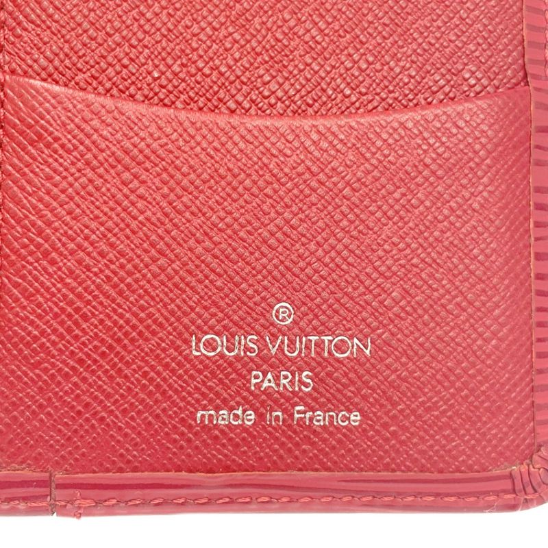 Louis Vuitton Epi Leather Organizer de Poche Card Case Rouge