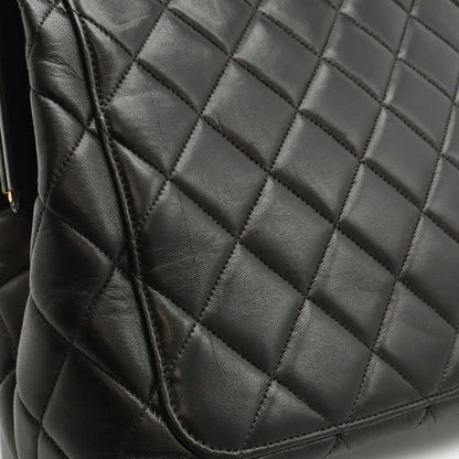 Chanel Quilted CC Logo Shoulder Bag Semi Tote Gamaguchi