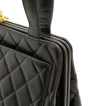 Chanel Quilted CC Logo Shoulder Bag Semi Tote Gamaguchi
