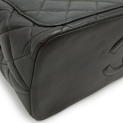 Chanel Quilted CC Logo Shoulder Bag Semi Tote Gamaguchi