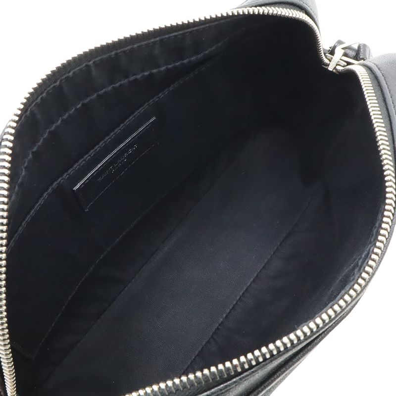 Saint Laurent Paris Yves Camera Bag Pochette Leather