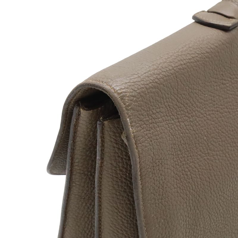 Hermes Sac a Depeches 41 Business Bree Fakesu Document Purse Togo Leather