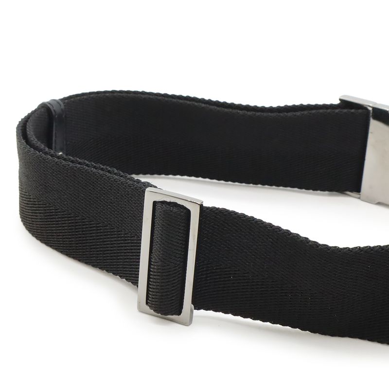 Gucci Body Bag Waist Pouch Nylon Canvas Black