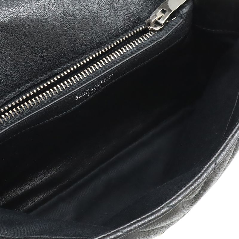 Saint Laurent Paris YSL Yves Carre Handbag 2-Way Chain