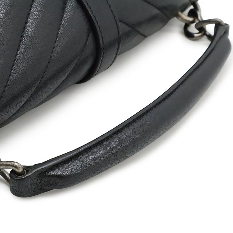 Saint Laurent Paris YSL Yves Carre Handbag 2-Way Chain