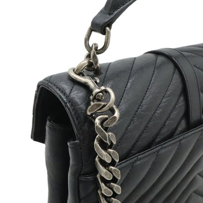 Saint Laurent Paris YSL Yves Carre Handbag 2-Way Chain