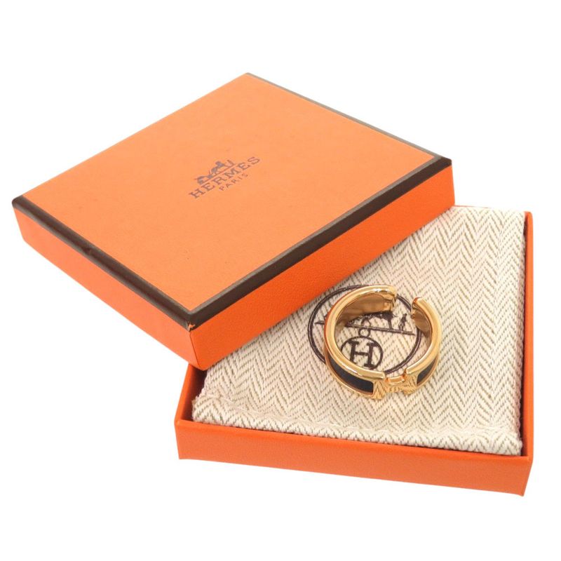Hermes Olympe GM Leather Navy Gold