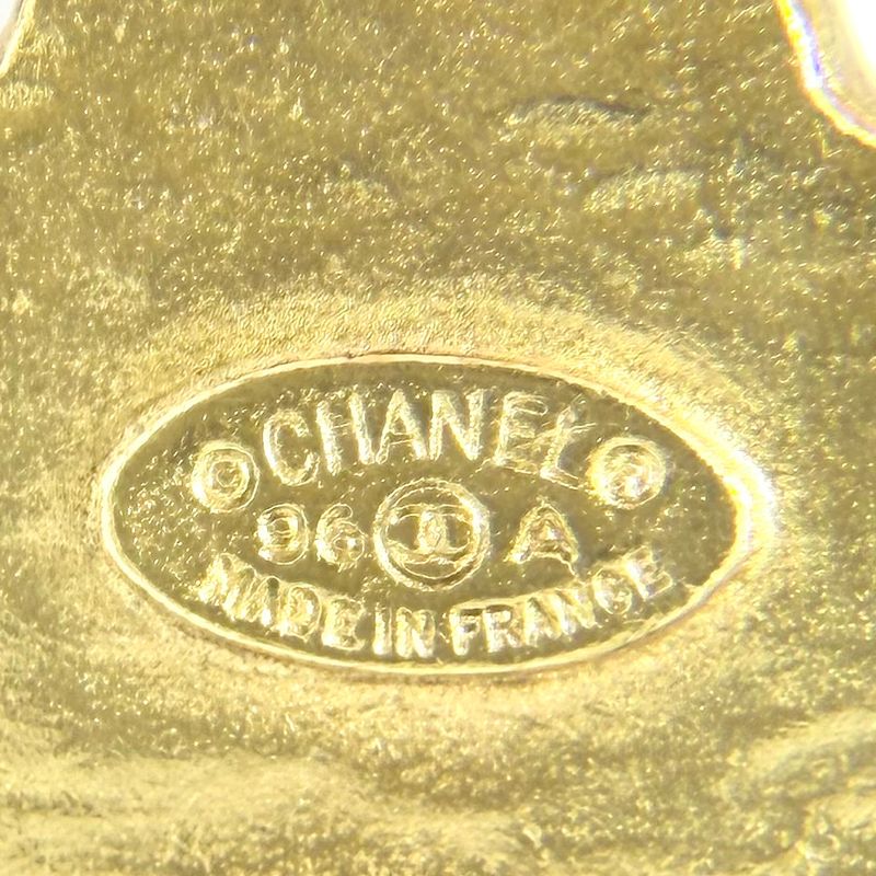 Chanel Necklace CC Logo Long Vintage