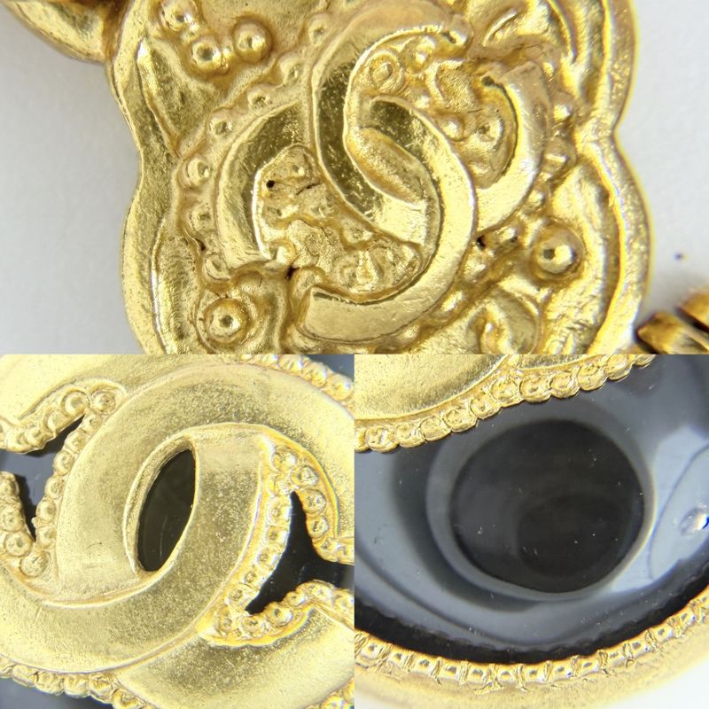 Chanel Necklace CC Logo Long Vintage