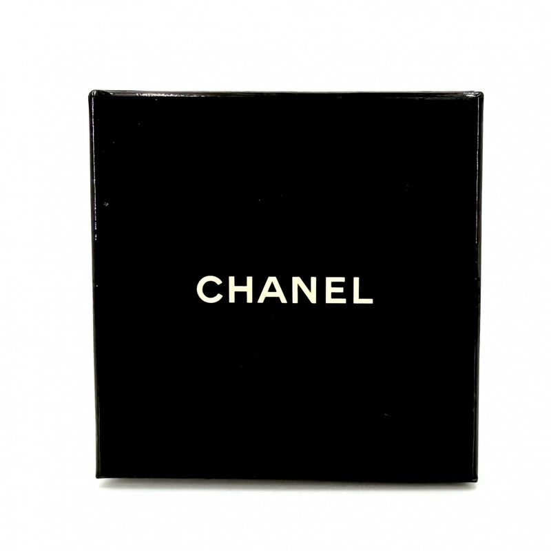 Chanel Earrings Flower Motif Vintage CC Logo 2