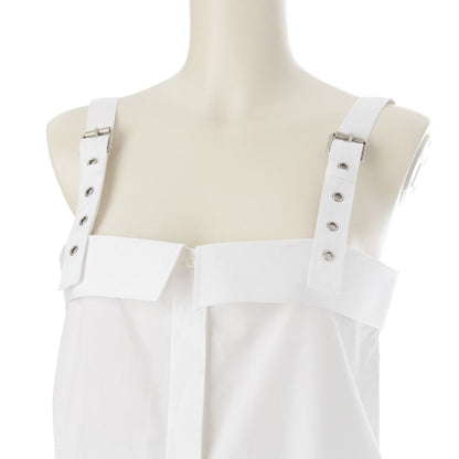 Dior Cotton Logo Bee Embroidery Camisole Shirt Blouse Top