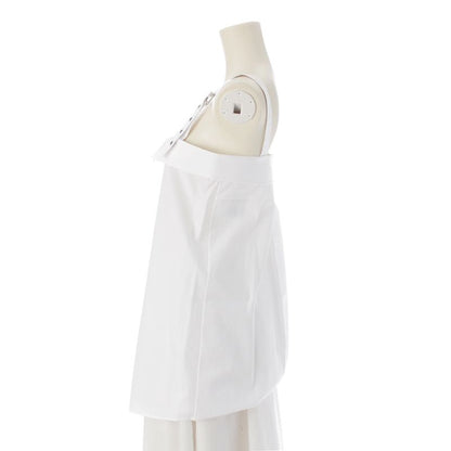 Dior Cotton Logo Bee Embroidery Camisole Shirt Blouse Top