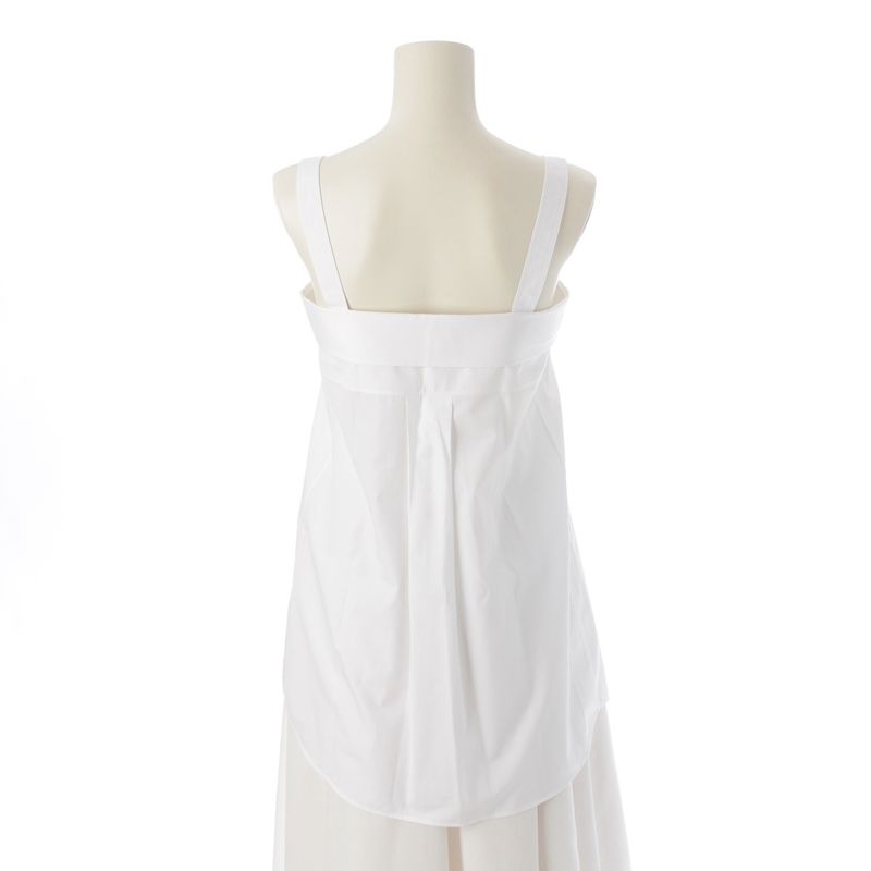 Dior Cotton Logo Bee Embroidery Camisole Shirt Blouse Top