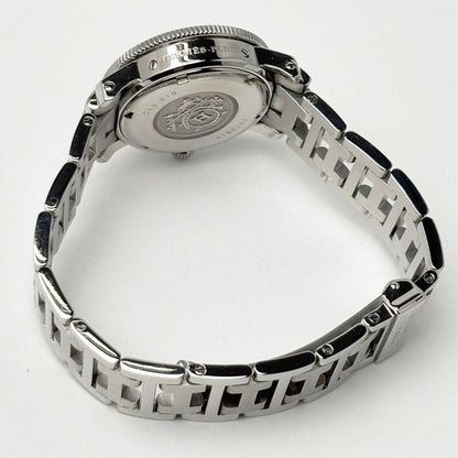 Hermes Watch Quartz Clipper Divers Navy Silver