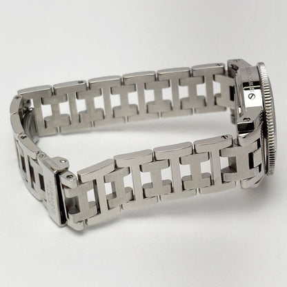 Hermes Watch Quartz Clipper Divers Navy Silver