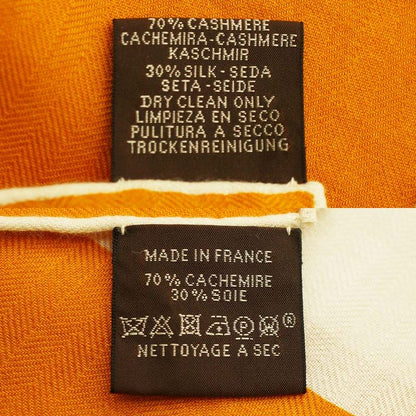 Hermes Carre Brides de Gala Applique Pique Orange