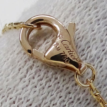 Cartier Bracelet Pink Pearl Diamond Amulet Gold
