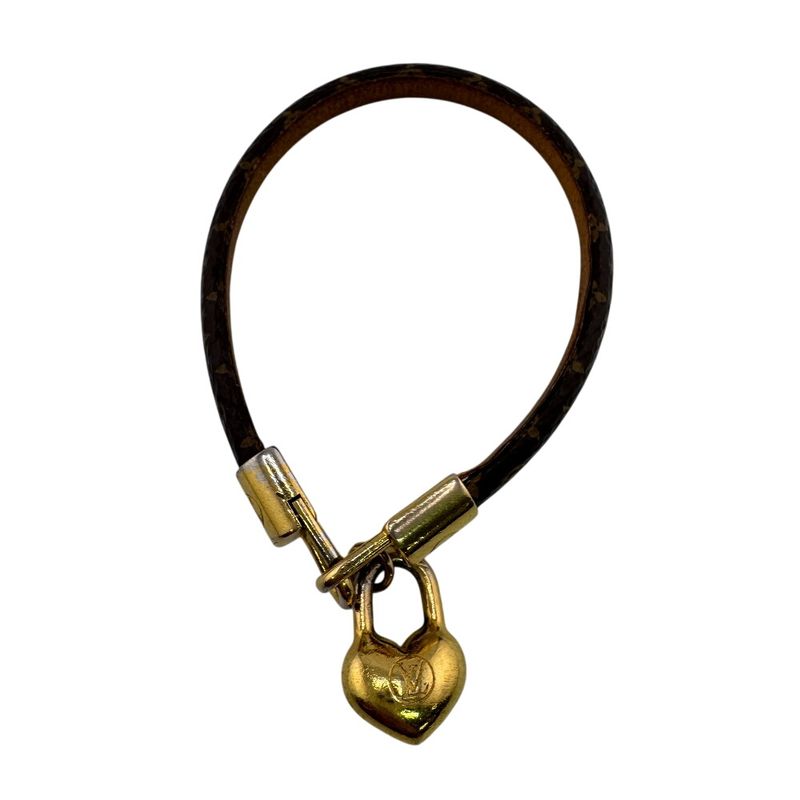 Louis Vuitton Cles Adjustable Lock Bracelet Gold