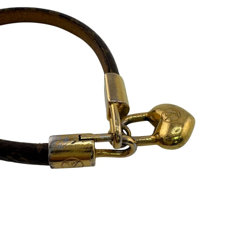 Louis Vuitton Cles Adjustable Lock Bracelet Gold