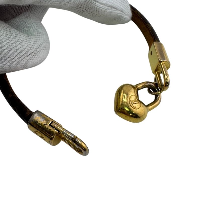 Louis Vuitton Cles Adjustable Lock Bracelet Gold