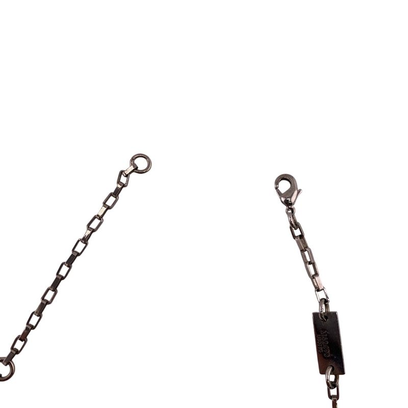 Louis Vuitton Collier Damier Colors Necklace Silver