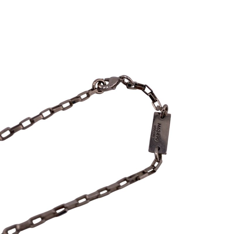 Louis Vuitton Collier Damier Colors Necklace Silver