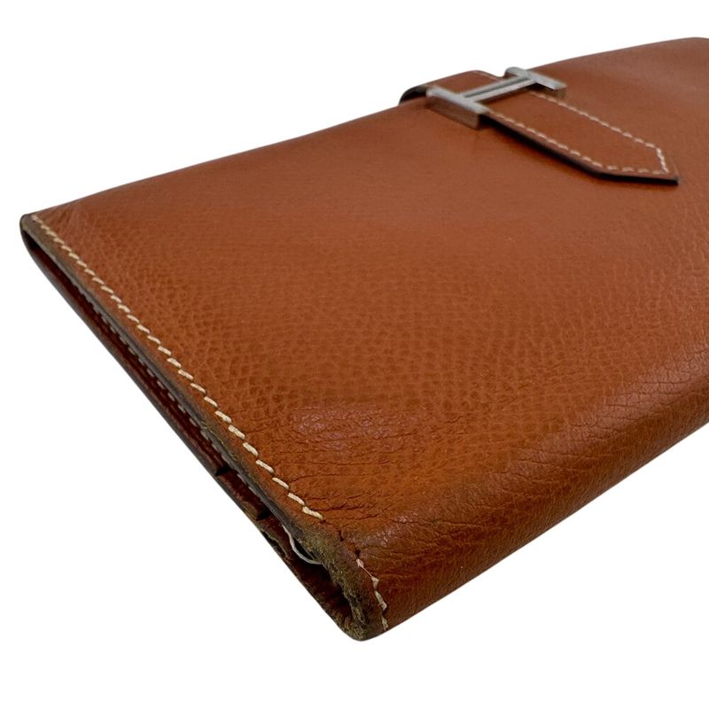 Hermes Bearn Long Wallet Brown