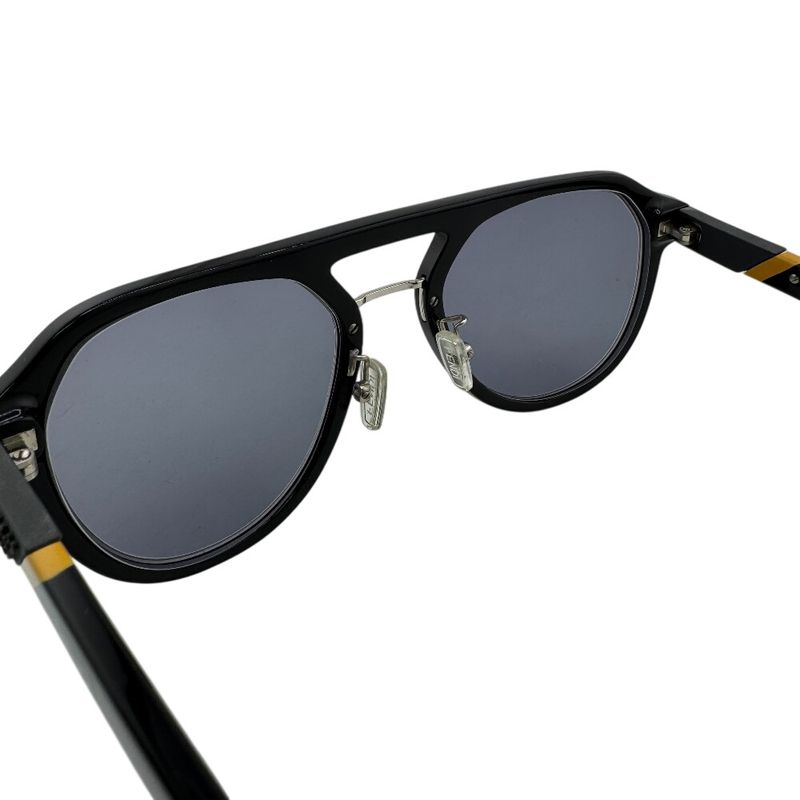 Fendi Logo FF Prescription Gradient Aviator Sunglasses Black
