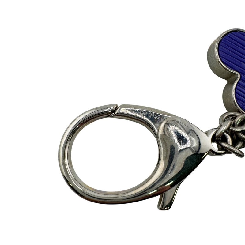 Louis Vuitton Key Holder Key Ring Bijou Sac Full Dou Epi Charm Purple