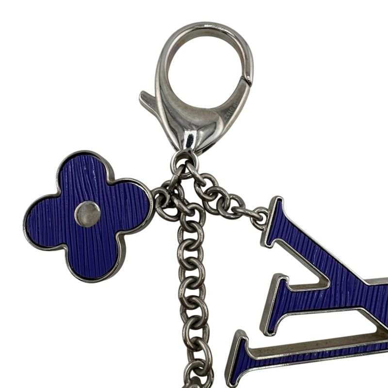 Louis Vuitton Key Holder Key Ring Bijou Sac Full Dou Epi Charm Purple