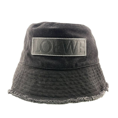 Loewe Logo Fringe Hat Black