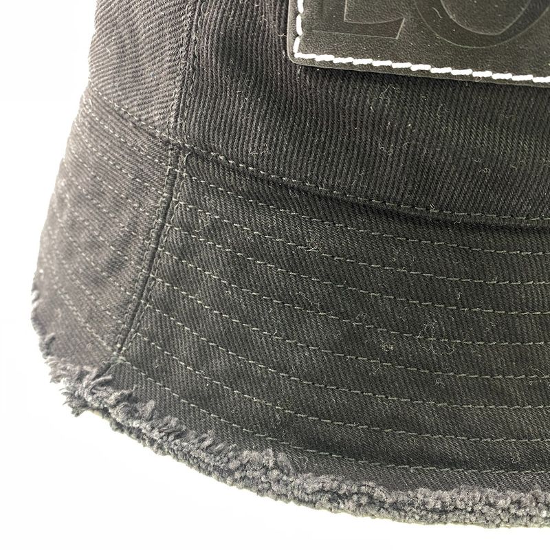 Loewe Logo Fringe Hat Black