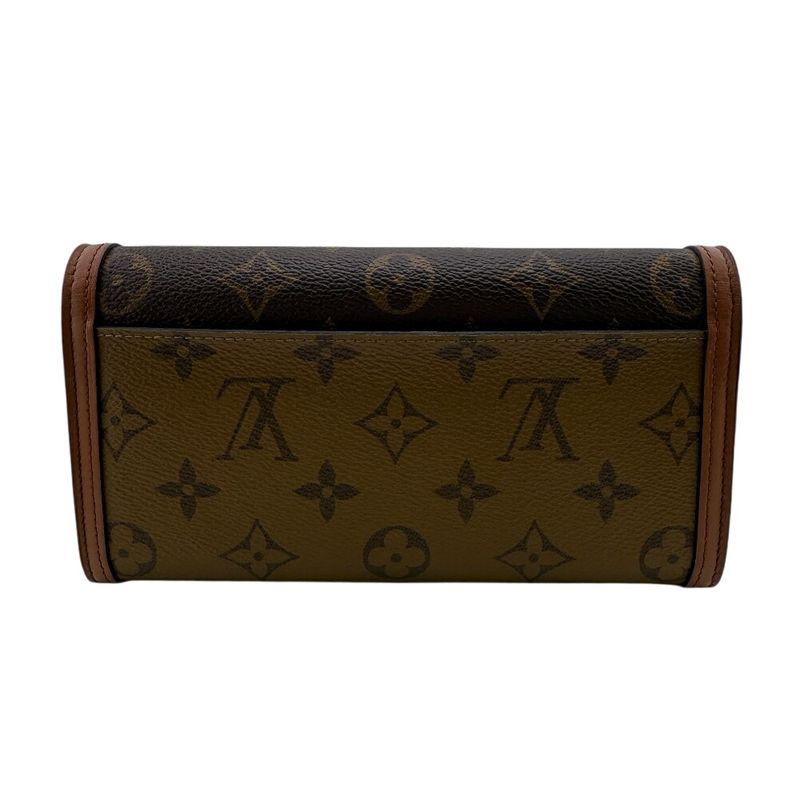 Louis Vuitton Portefeuille Sarah Long Wallet Brown