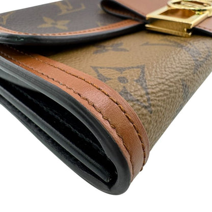 Louis Vuitton Portefeuille Sarah Long Wallet Brown