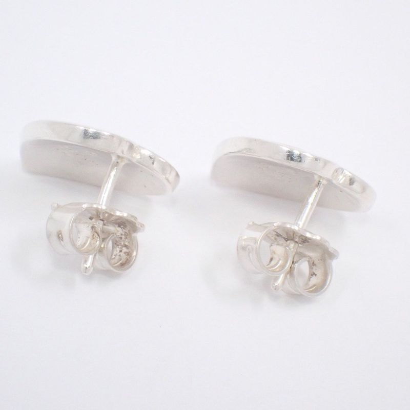 Gucci Interlocking Heart Earrings Enamel Blue